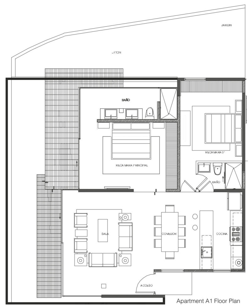 墨西哥采用雙層反射玻璃設計的Trevox 223建築改造項目