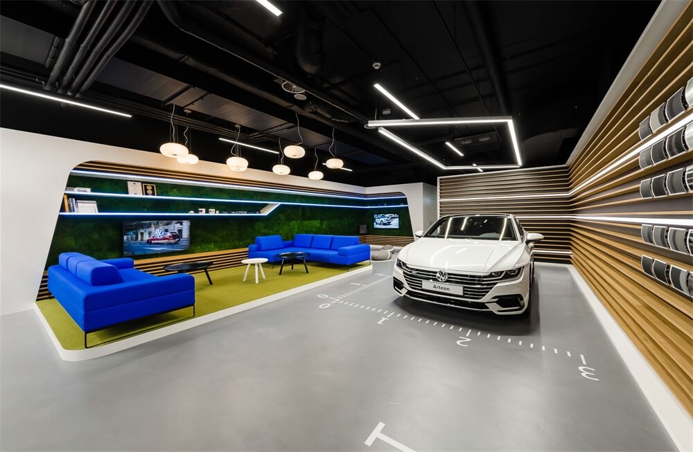 展廳，汽車概念店設計，大眾家居，Volkswagen Home概念店，lina™工作室，現代風格