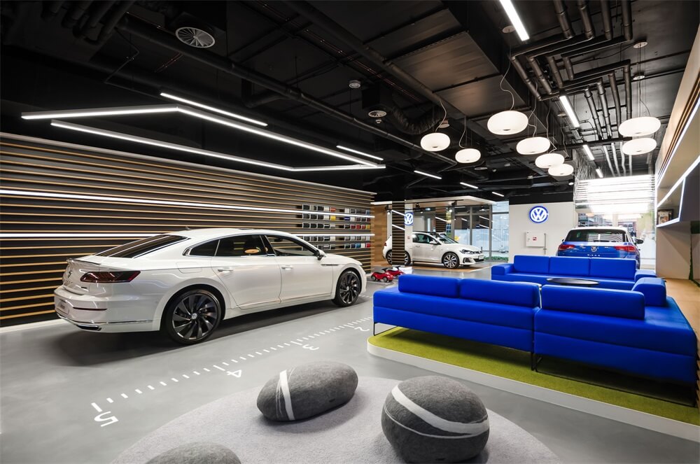 展廳，汽車概念店設計，大眾家居，Volkswagen Home概念店，lina™工作室，現代風格