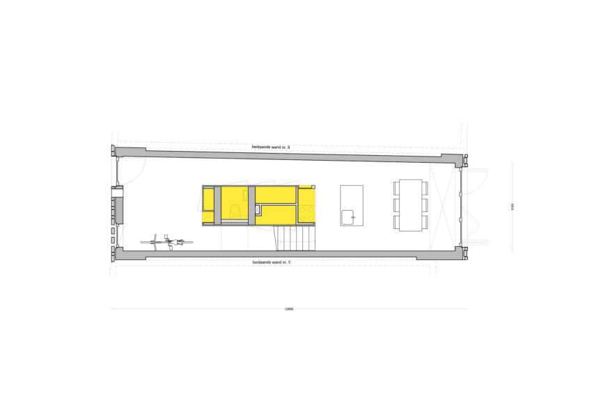 住宅空間，建築設計，建築改造，瘦長型住宅