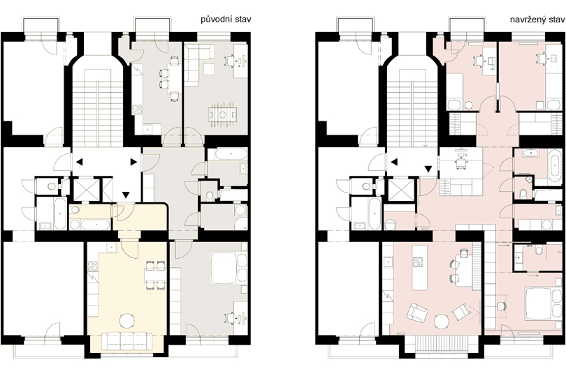 建築改造，公寓改造，住宅空間，公寓設計，國外住宅設計