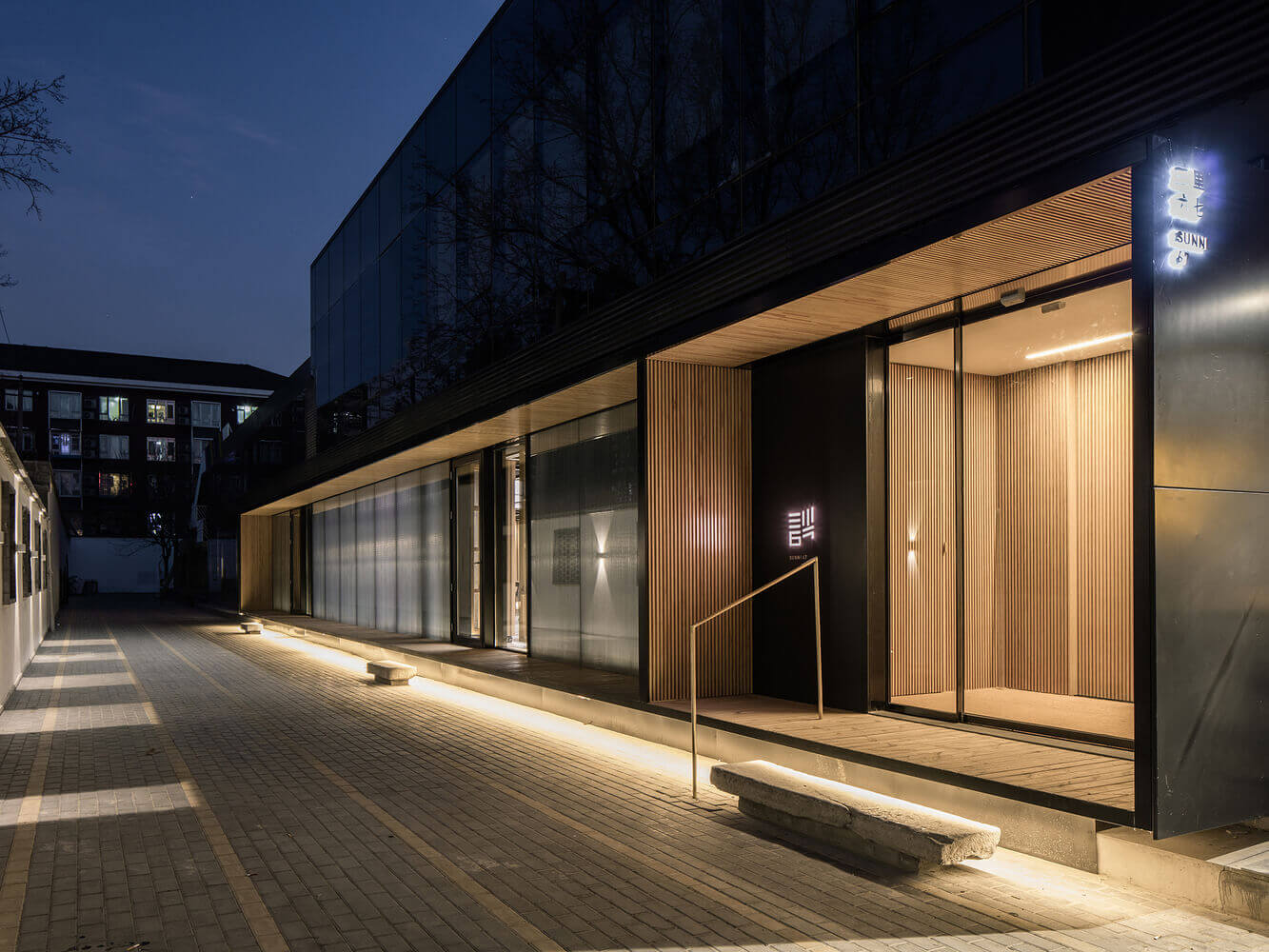 餐飲空間，北京新源裏餐廳設計，私房料理空間，餐廳設計，北京三裏六七，中式廚房餐廳