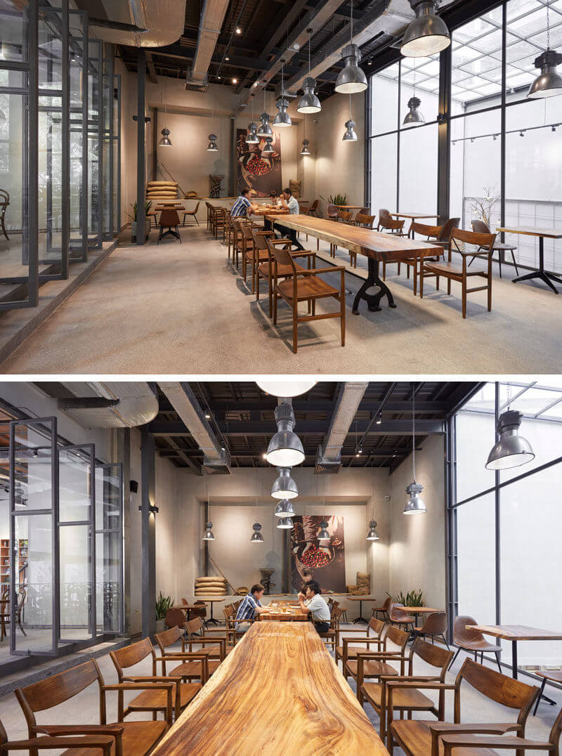 餐飲空間，咖啡廳設計，國外咖啡店設計，泰國The Coffee House，Bo Design＆Construction