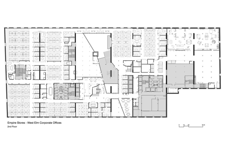 辦公空間，國外辦公室設計，West Elm辦公室設計，家居連鎖店設計，總部設計，紐約