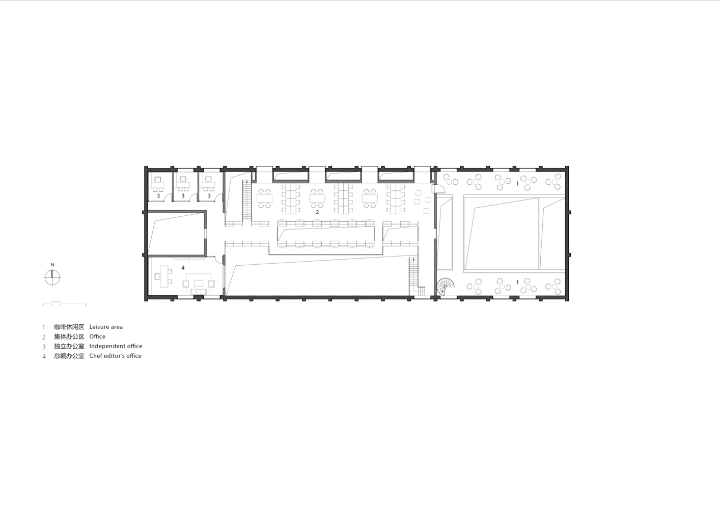 辦公空間，建築改造，辦公室改造設計，Lens 北京總部辦公室設計，北京辦公室設計，跡•建築事務所（TAO）