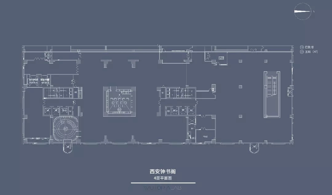 商業空間，書店設計，西安獨立書店設計，西安鍾書閣設計，Wutopia Lab