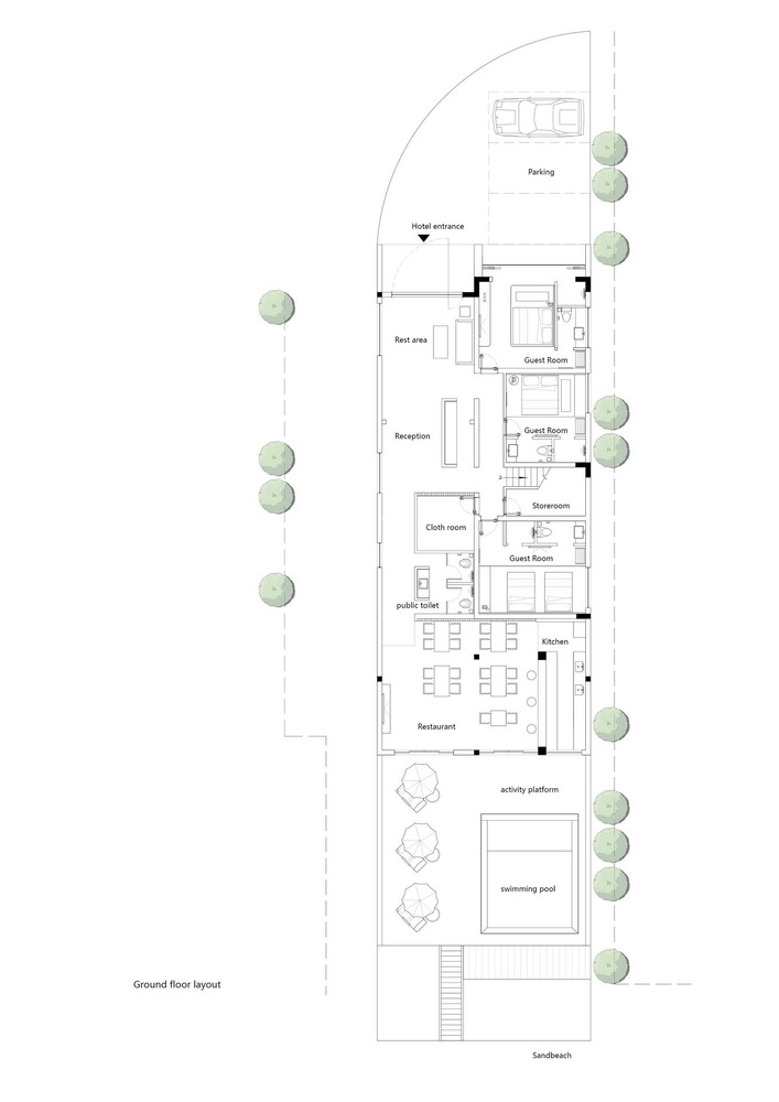 酒店空間，三亞酒店設計，建築改造酒店設計，設計酒店，三亞•六甲酒店SIXX Hotel，度假酒店設計