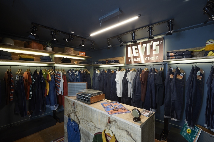 商業空間，倫敦Levi’s®零售店設計，零售店設計，服裝店設計，店鋪改造