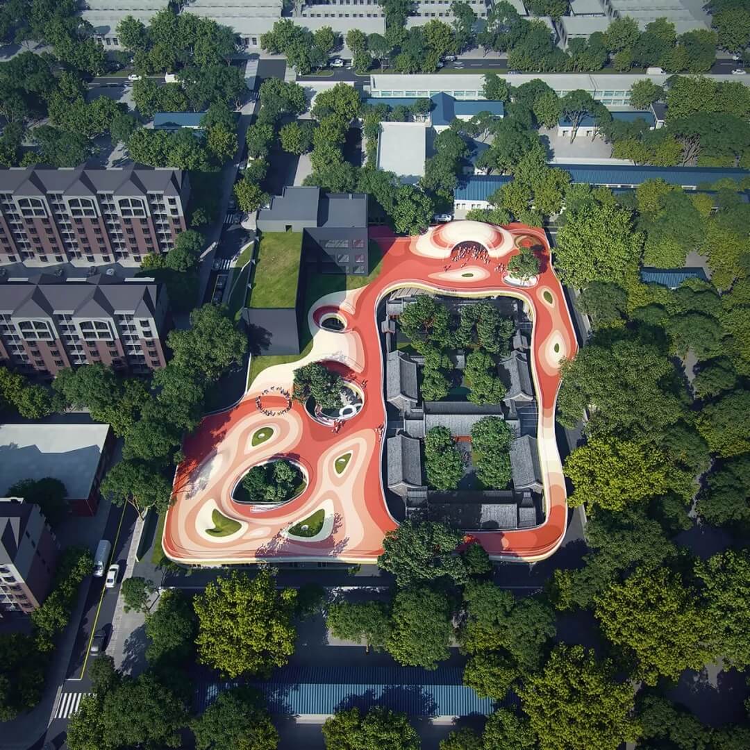 MAD，馬岩鬆建築事務所，幼兒園設計，北京，四合院改造，幼兒園改造設計