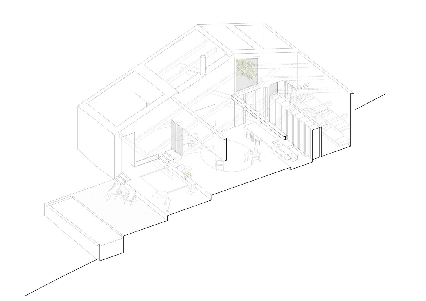 住宅空間，Cercal House，住宅設計，葡萄牙，極簡主義，現代風格