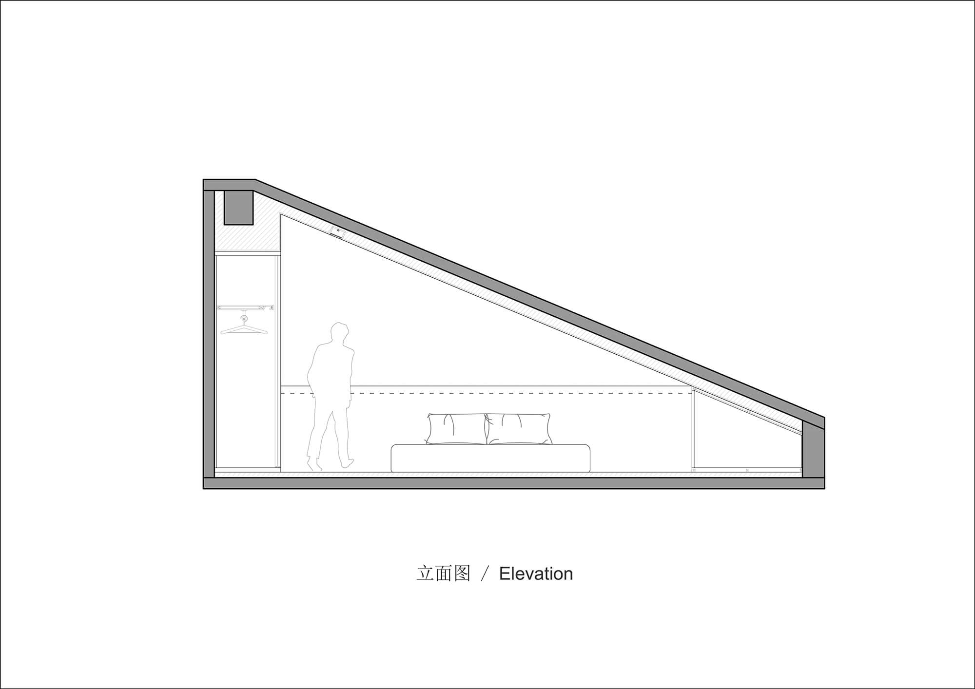 住宅空間，國內住宅設計，極簡主義，空中飛人，盒子元素，艾克建築設計