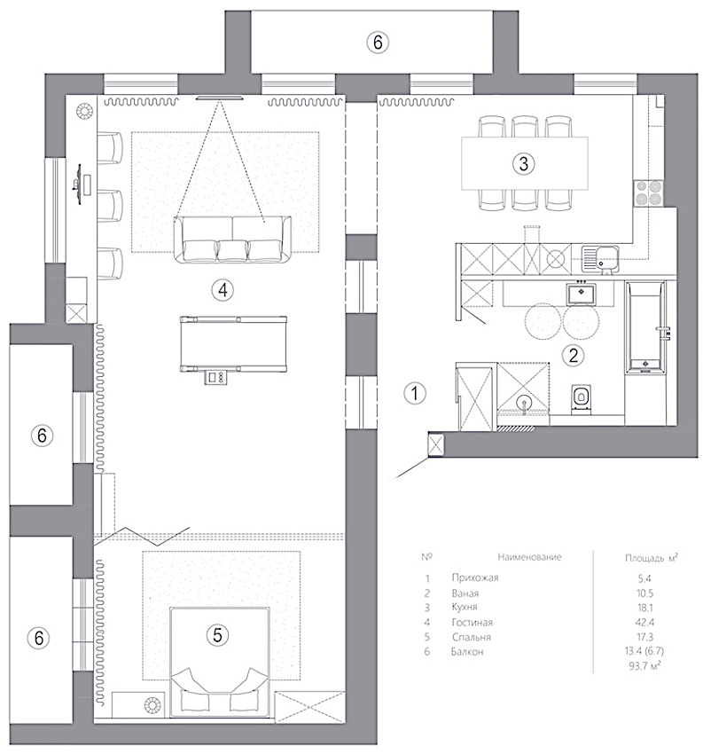 住宅空間，工業風loft，小宅概念，公寓設計，100平米左右住宅設計