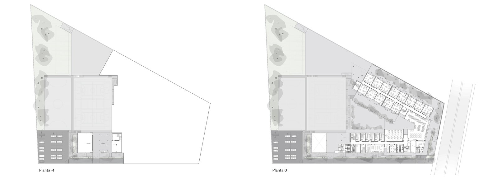 建築空間，建築設計，國外建築空間設計，學校設計，Fresneda & Zamora