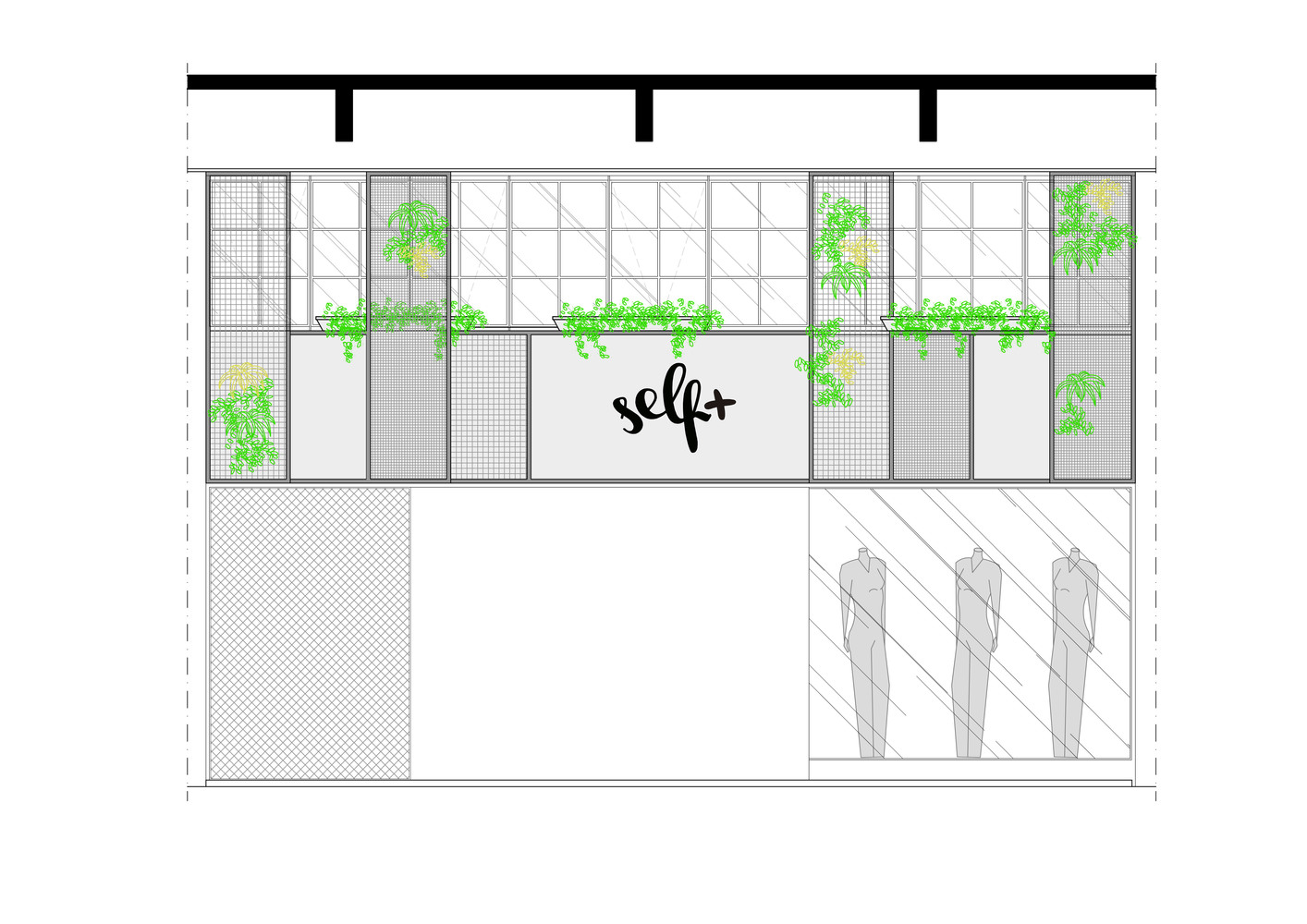 商業空間，Self+品牌，品牌實體店設計，Kube Arquitetura ，裏約熱內盧