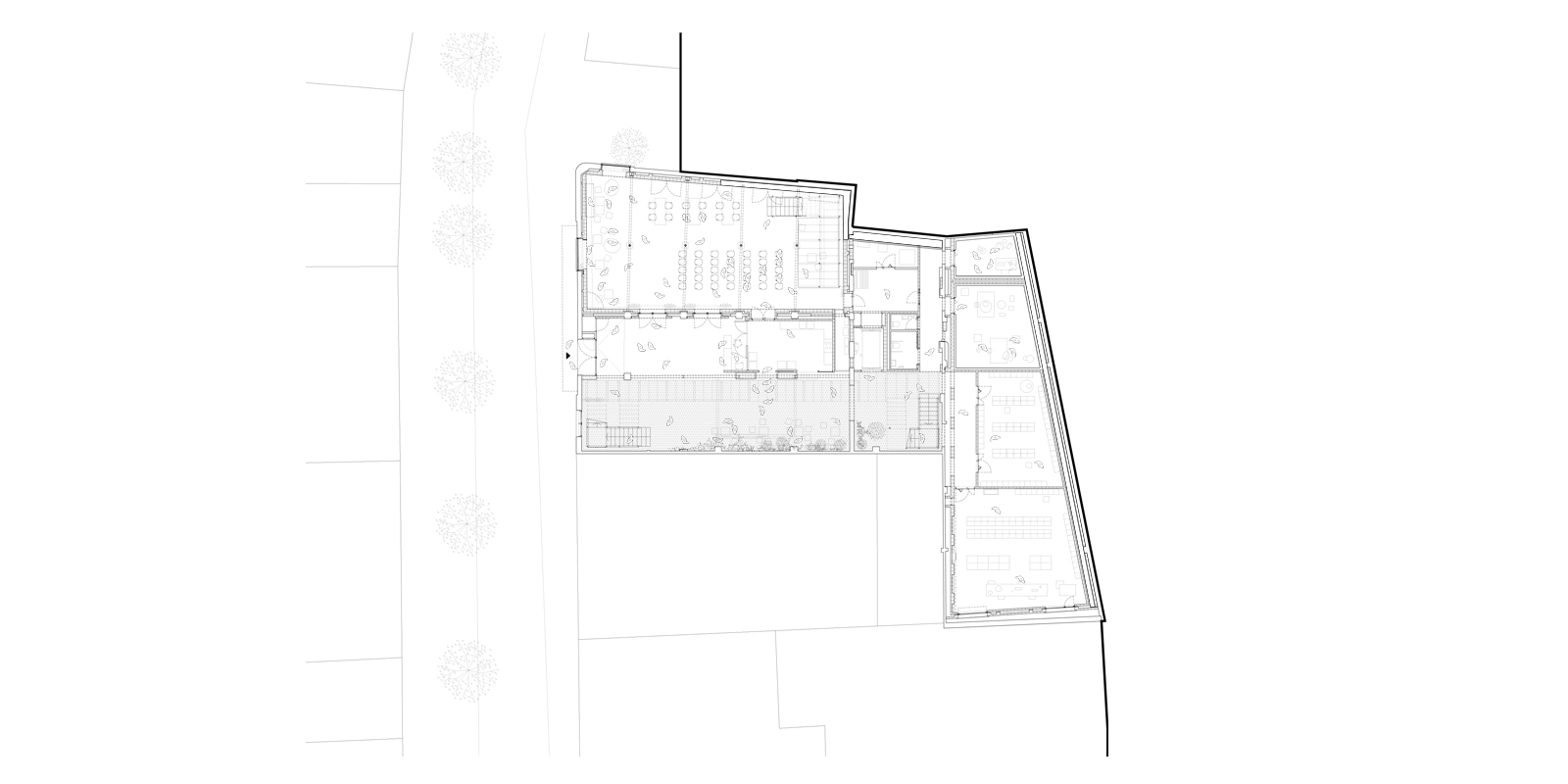 建築改造，市民中心，巴塞羅那，harquitectes，密斯獎