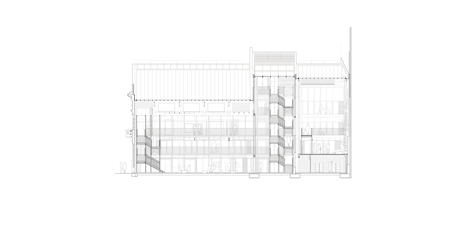 建築改造，市民中心，巴塞羅那，harquitectes，密斯獎