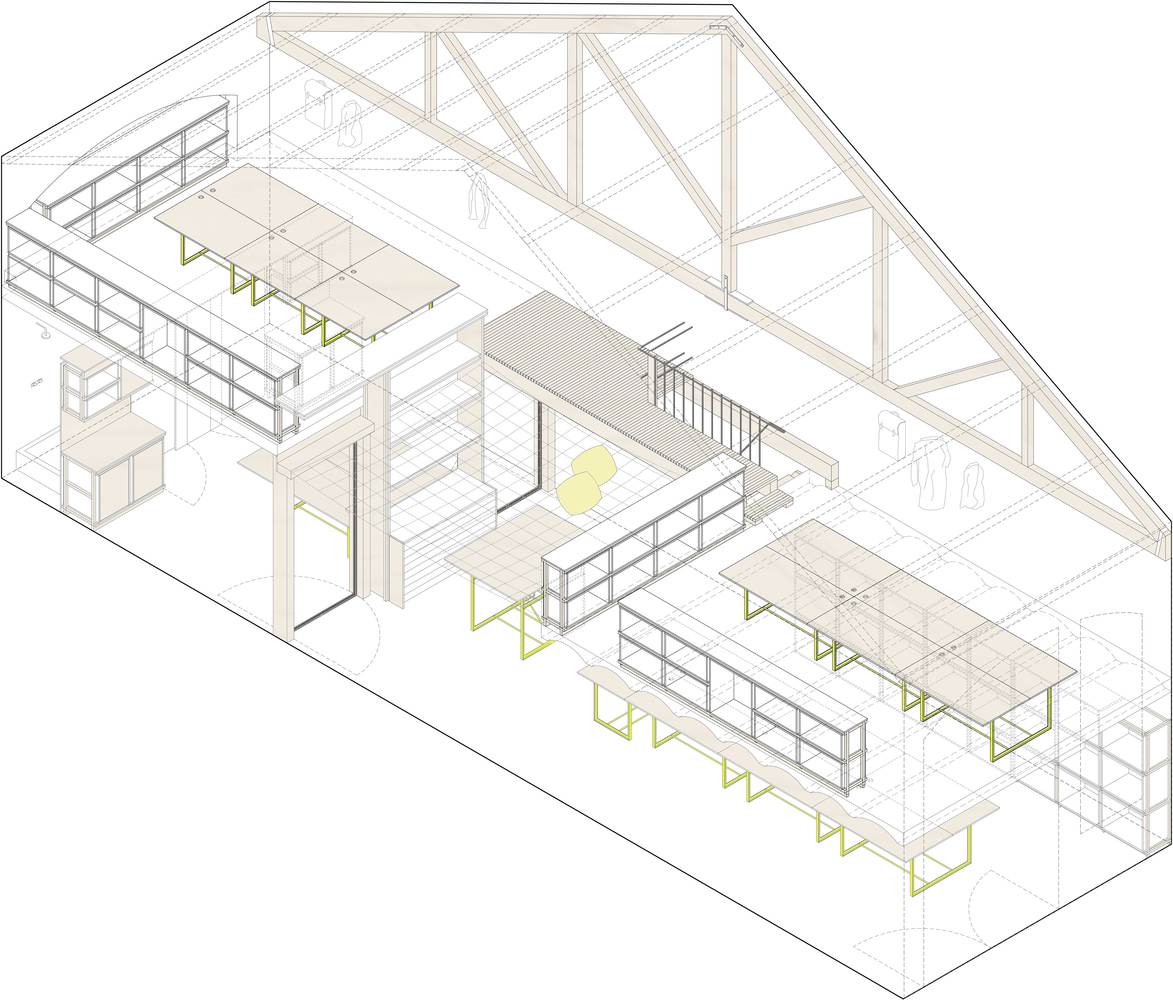 辦公空間，建築改造，設計工作室，loft工作室