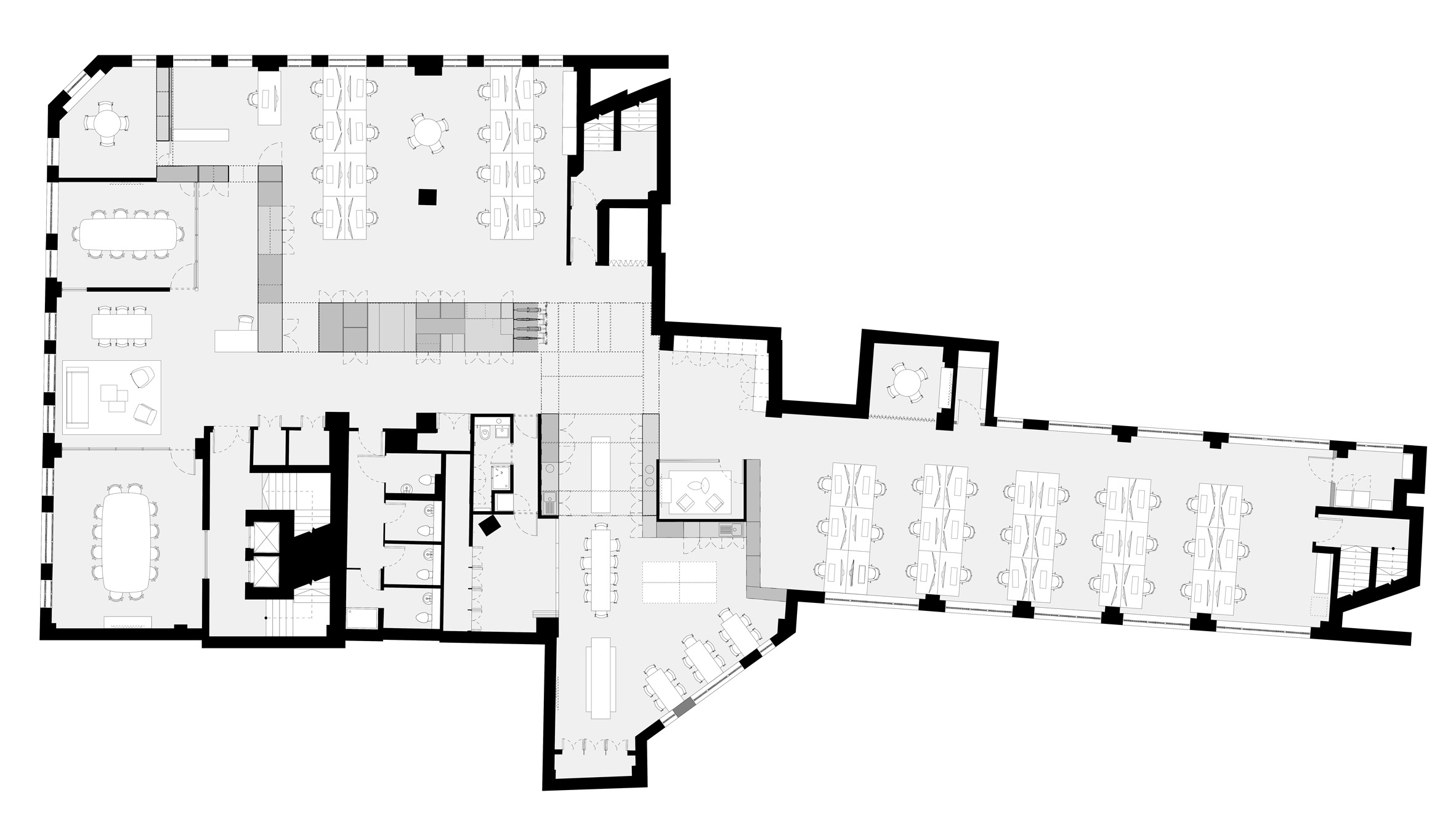 辦公空間，辦公設計，倫敦，國外辦公空間設計，Threefold Architects