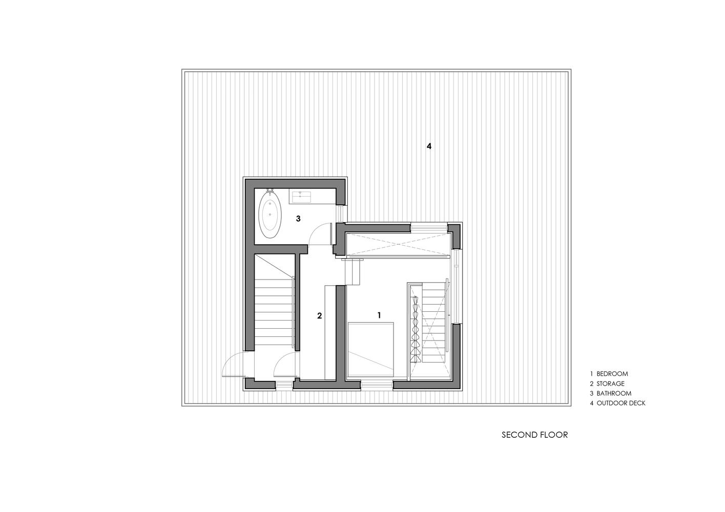 住宅空間，住宅設計，國外住宅空間設計，韓國，閣樓設計