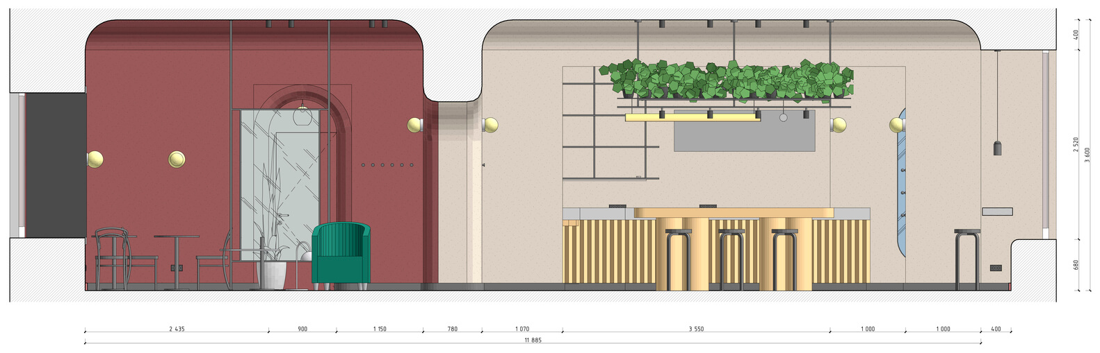 餐飲空間，國外餐飲設計，咖啡館，烏克蘭，Sivak&Partners 