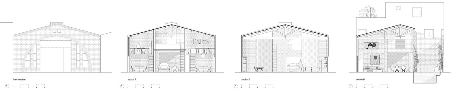 住宅空間，建築改造，loft公寓，生活工作空間，巴塞羅那