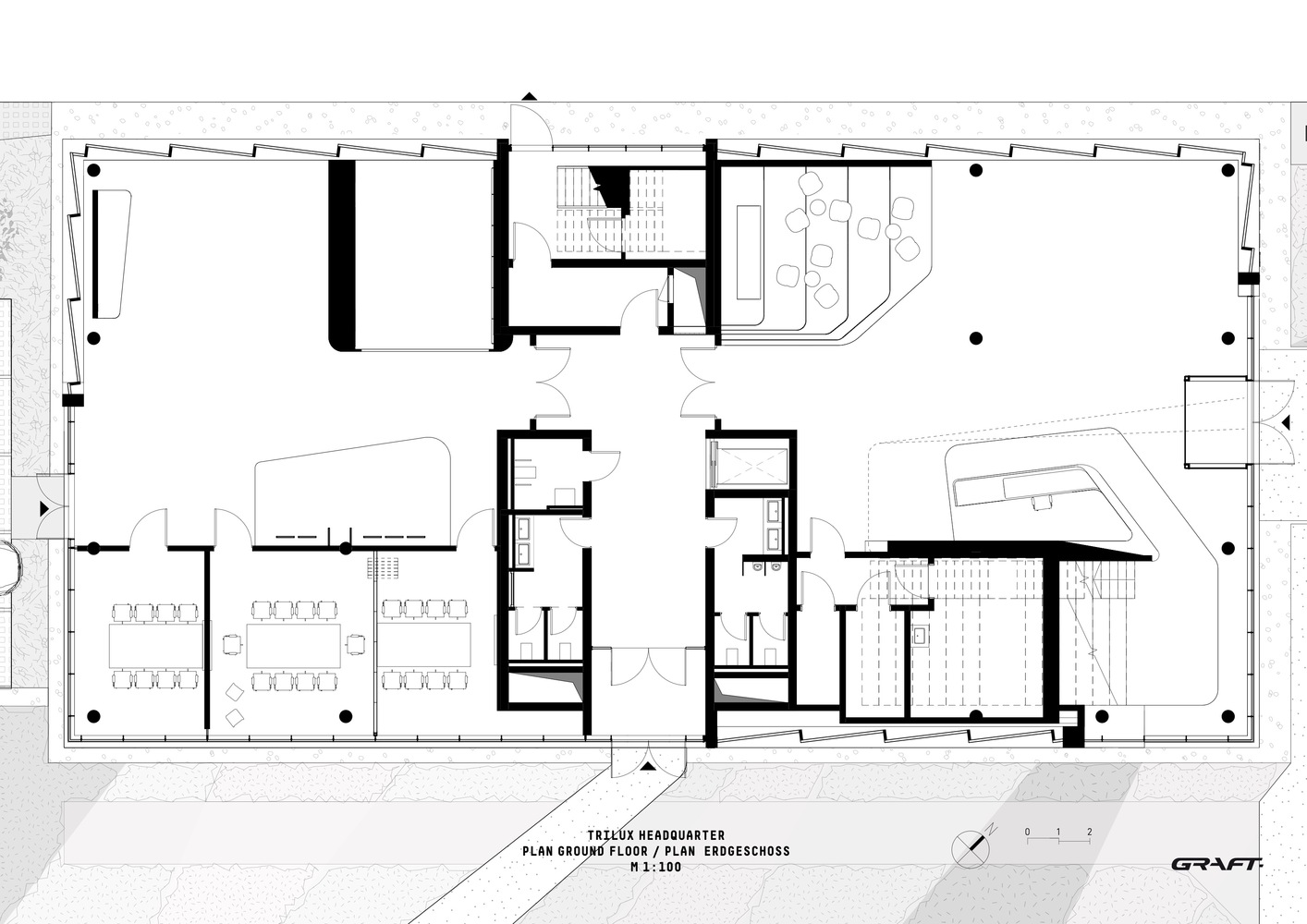 辦公空間，國外辦公室設計，Graft Architects，德國，燈具集團辦公室