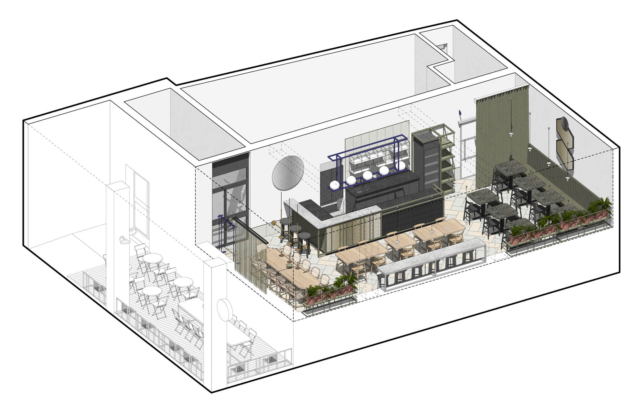 國外餐飲設計，餐飲空間，波蘭，wiercinski-studio，YEZYCE KUCHNIA