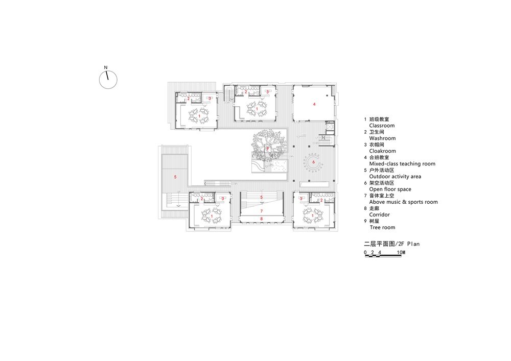 幼兒園設計，重慶，兒童活動中心，幼教中心，IDO元象建築