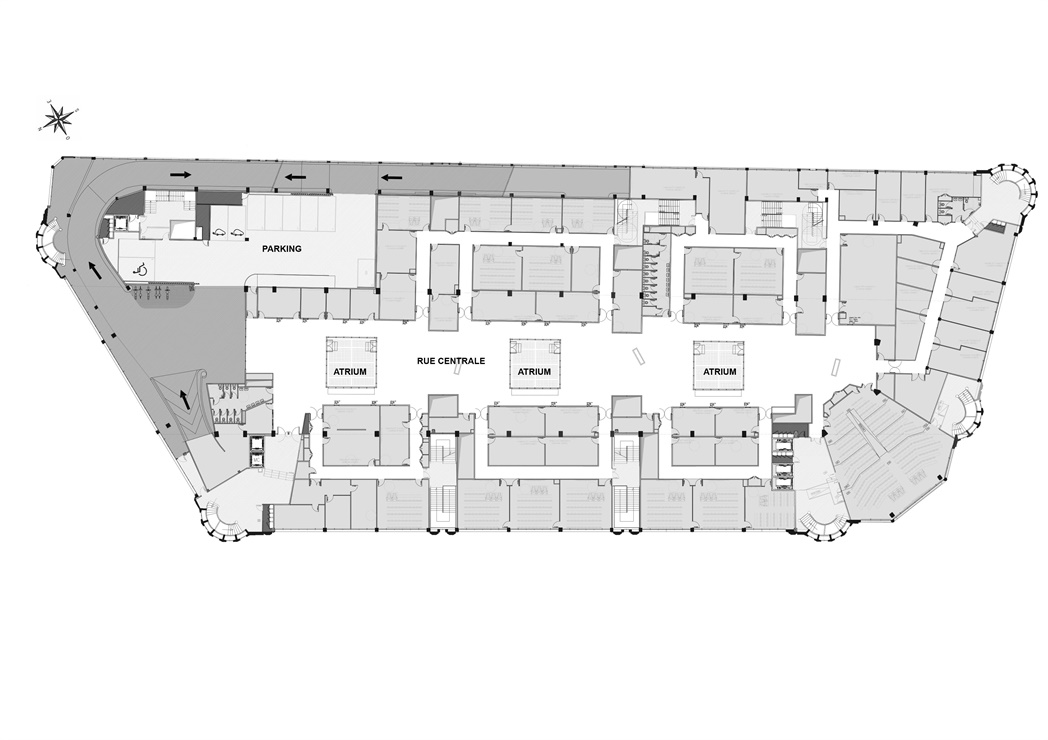 修迪建築設計，SUD Architectes，建築改造，法國，雪鐵龍Citroën，車庫改造