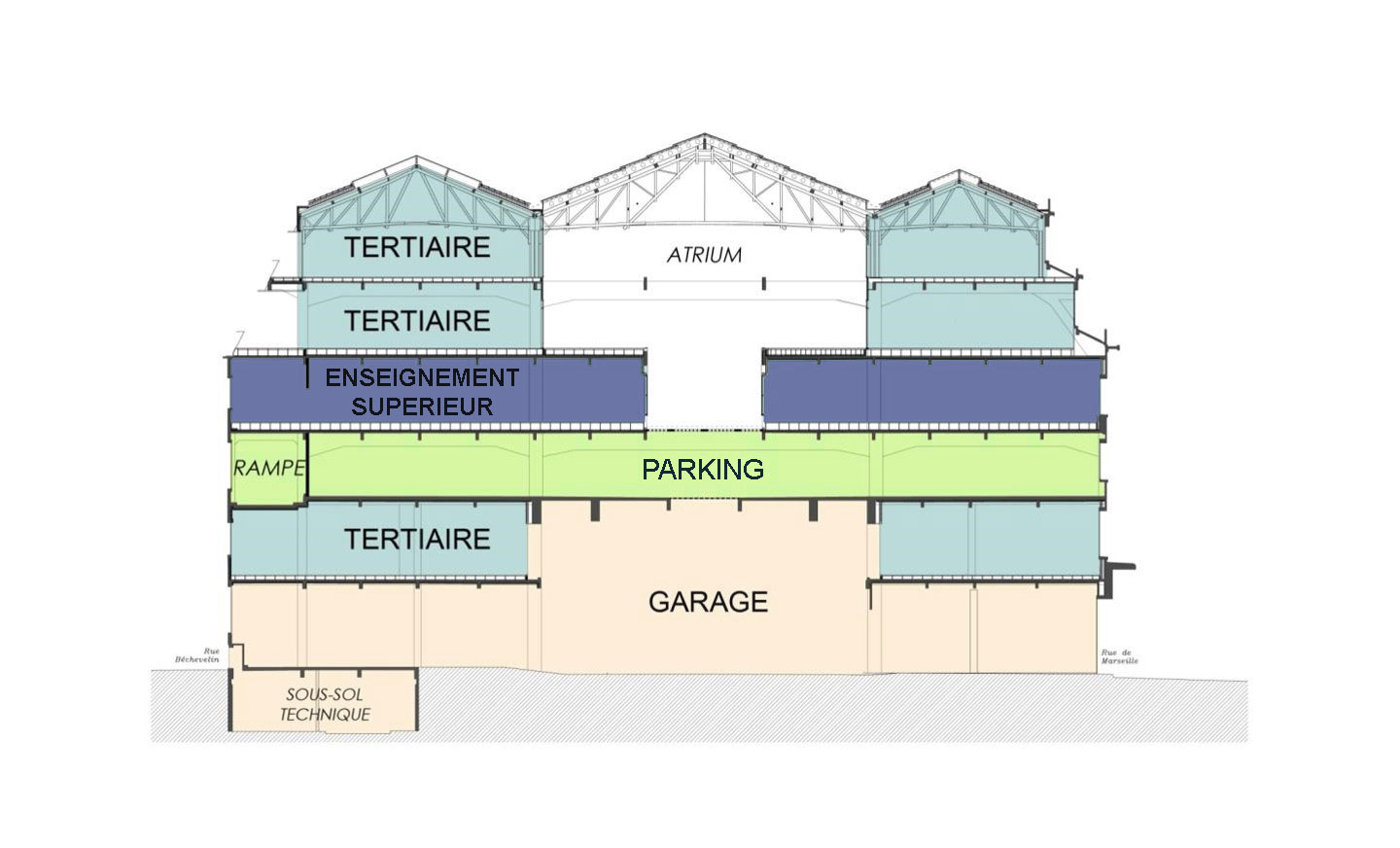 修迪建築設計，SUD Architectes，建築改造，法國，雪鐵龍Citroën，車庫改造