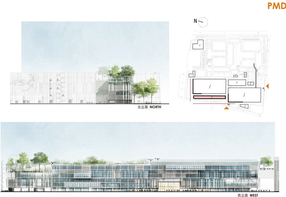 修迪建築設計，SUD Architectes，建築改造，工業激活，中芯國際，立麵改造，上海