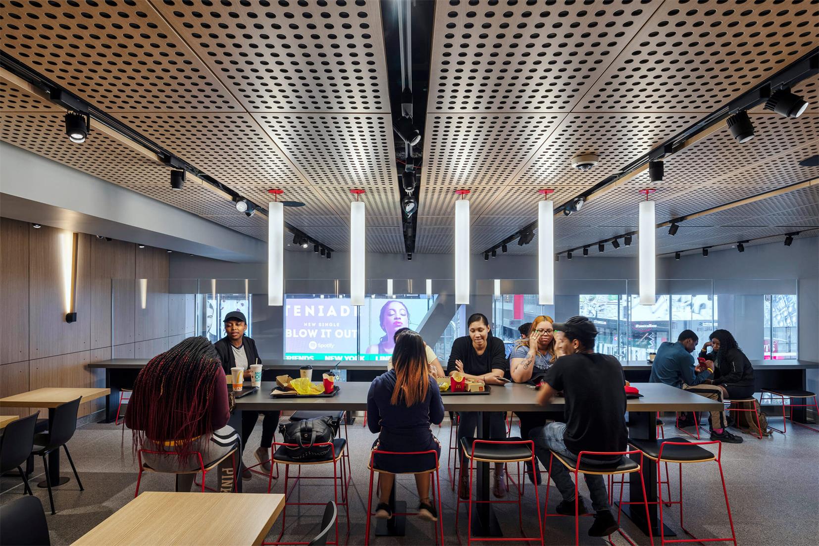 餐飲空間，國外餐廳設計，麥當勞，餐廳，Landini Associates，紐約