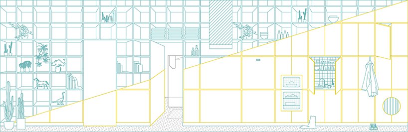 住宅空間，小宅概念，小戶型，公寓設計，paradigma ariadne