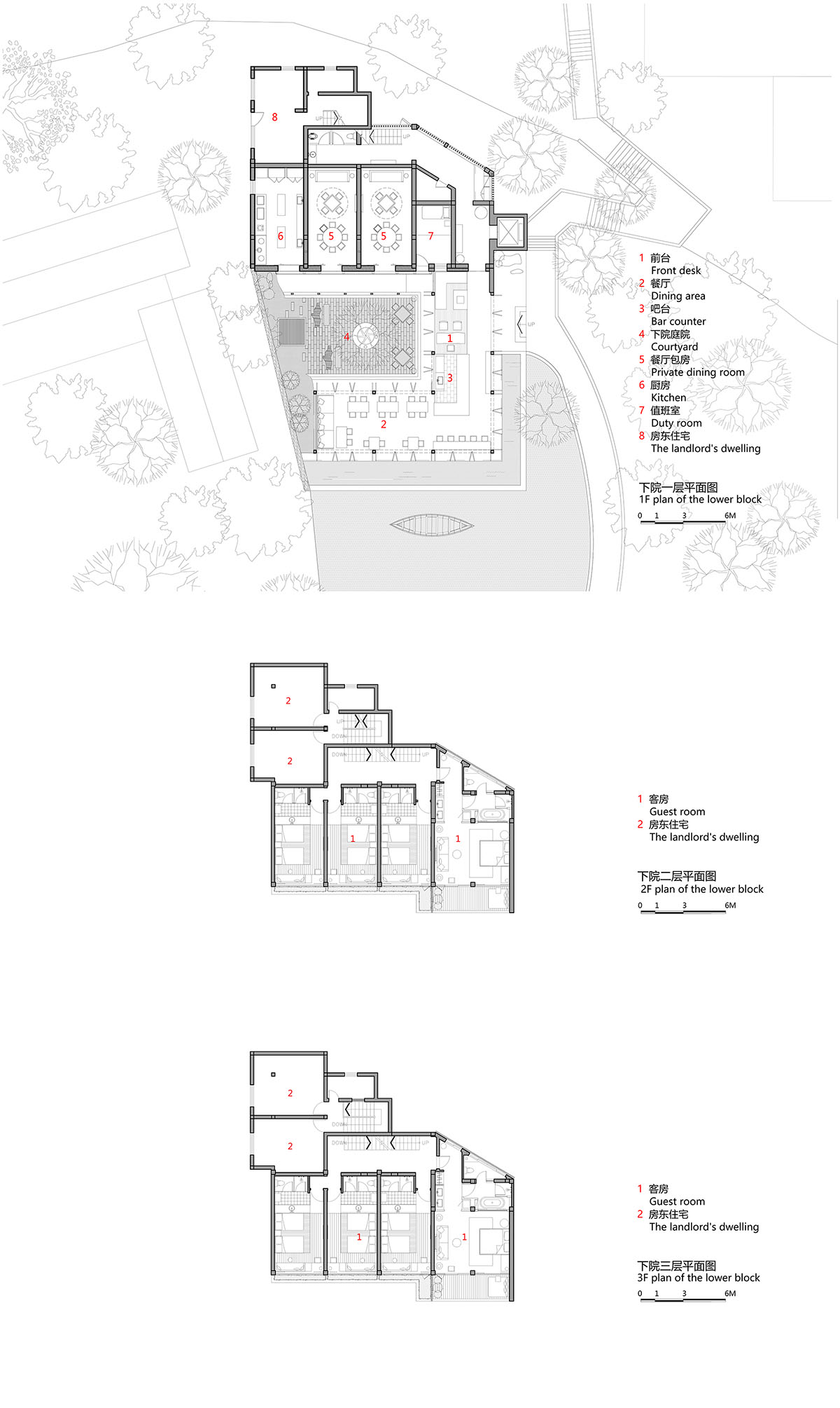 慢屋. 極目酒店，IDO元象建築，酒店設計，洱海酒店民宿，大理民宿設計