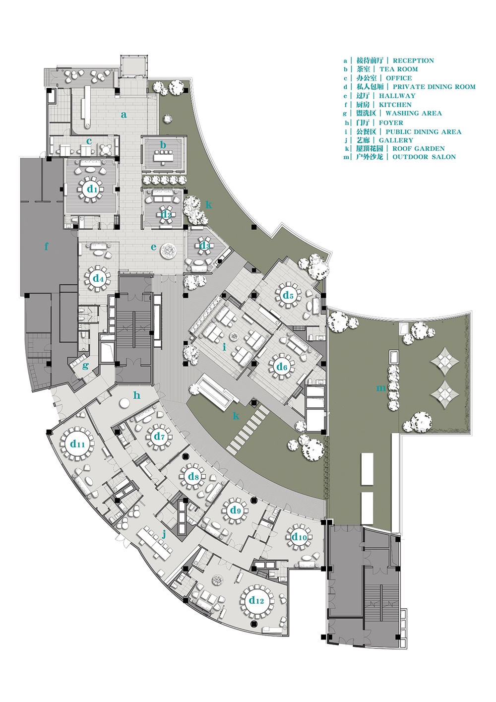 邊界聚合，餐飲空間，餐廳設計，隱江瀾，安徽蕪湖，中餐廳設計