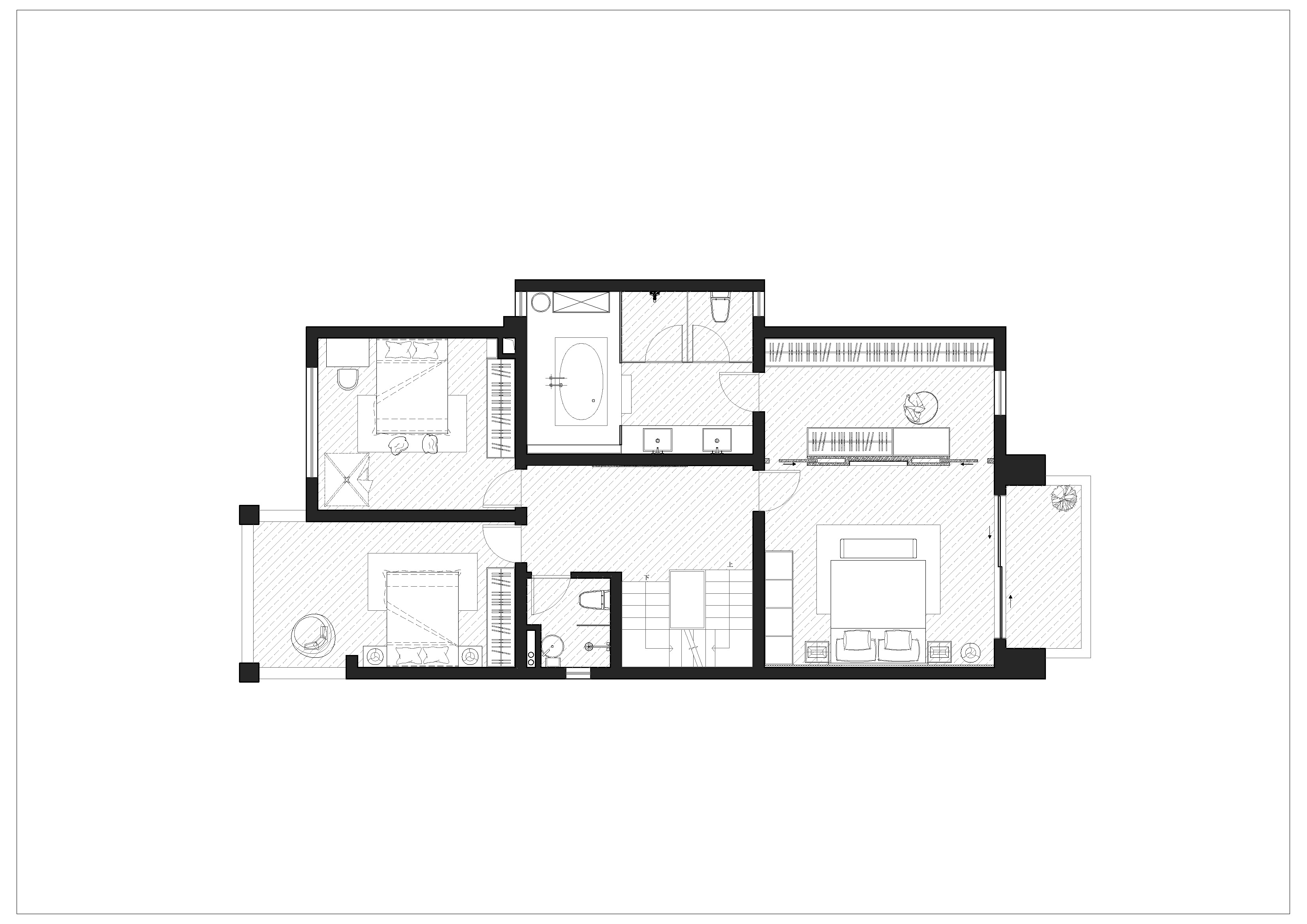 住宅空間，國內住宅空間設計，成都，五德設計，極簡生活