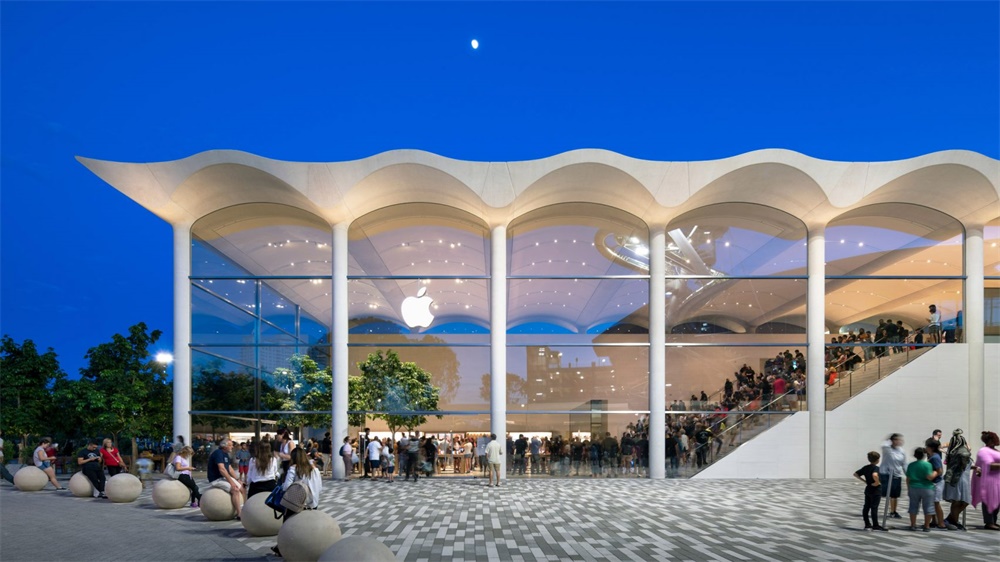 商業空間，蘋果店設計，手機體驗店，Apple Store，Foster + Partners