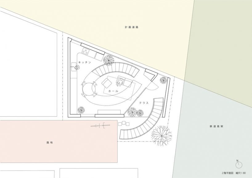 住宅空間，東京，禦手洗龍建築設計，國外住宅設計，商住一體