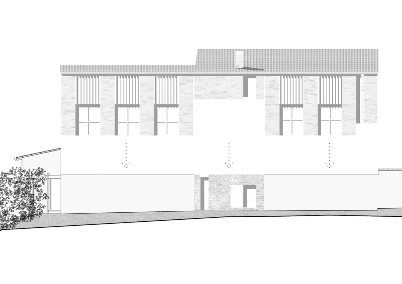 建築改造，住宅設計，別墅設計，別墅改造，鄉村風格住宅，磚牆