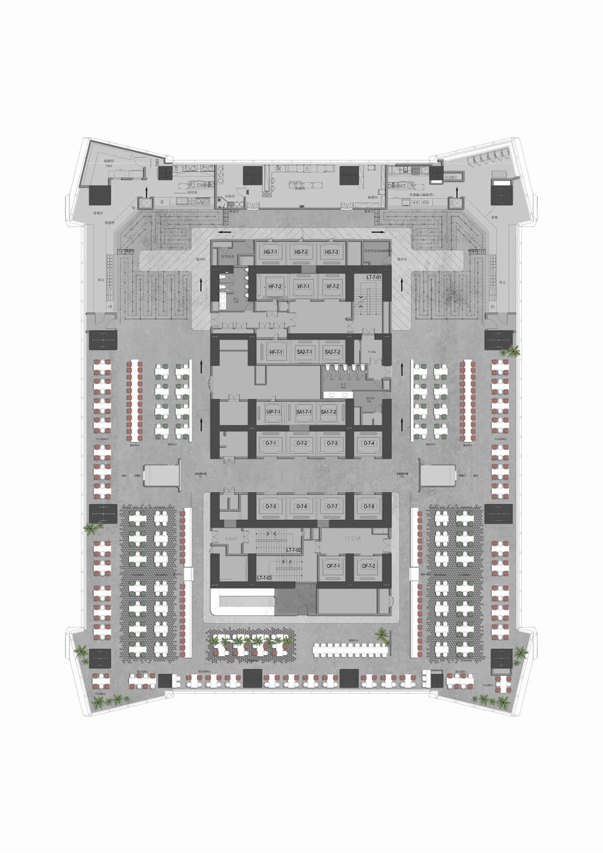 YuQiang&Partners，於強設計，深圳灣一號T7員工食堂、員工餐廳設計、員工食堂，團餐設計，項目投稿