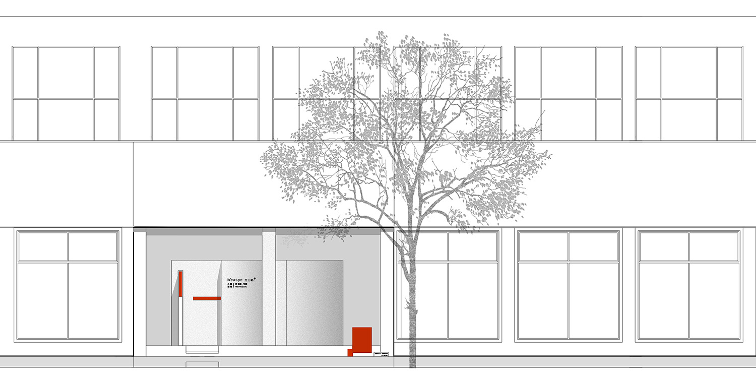 樸居設計研究室（PUJU），無研設計研究室（WUY），WEASPE門窗展廳，展廳設計，上海展廳設計，項目投稿