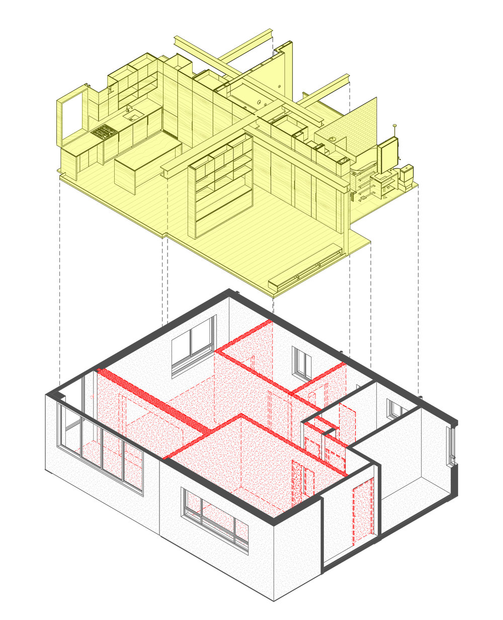 公寓設計，小戶型設計，建築師的住宅，建築改造，住宅改造設計