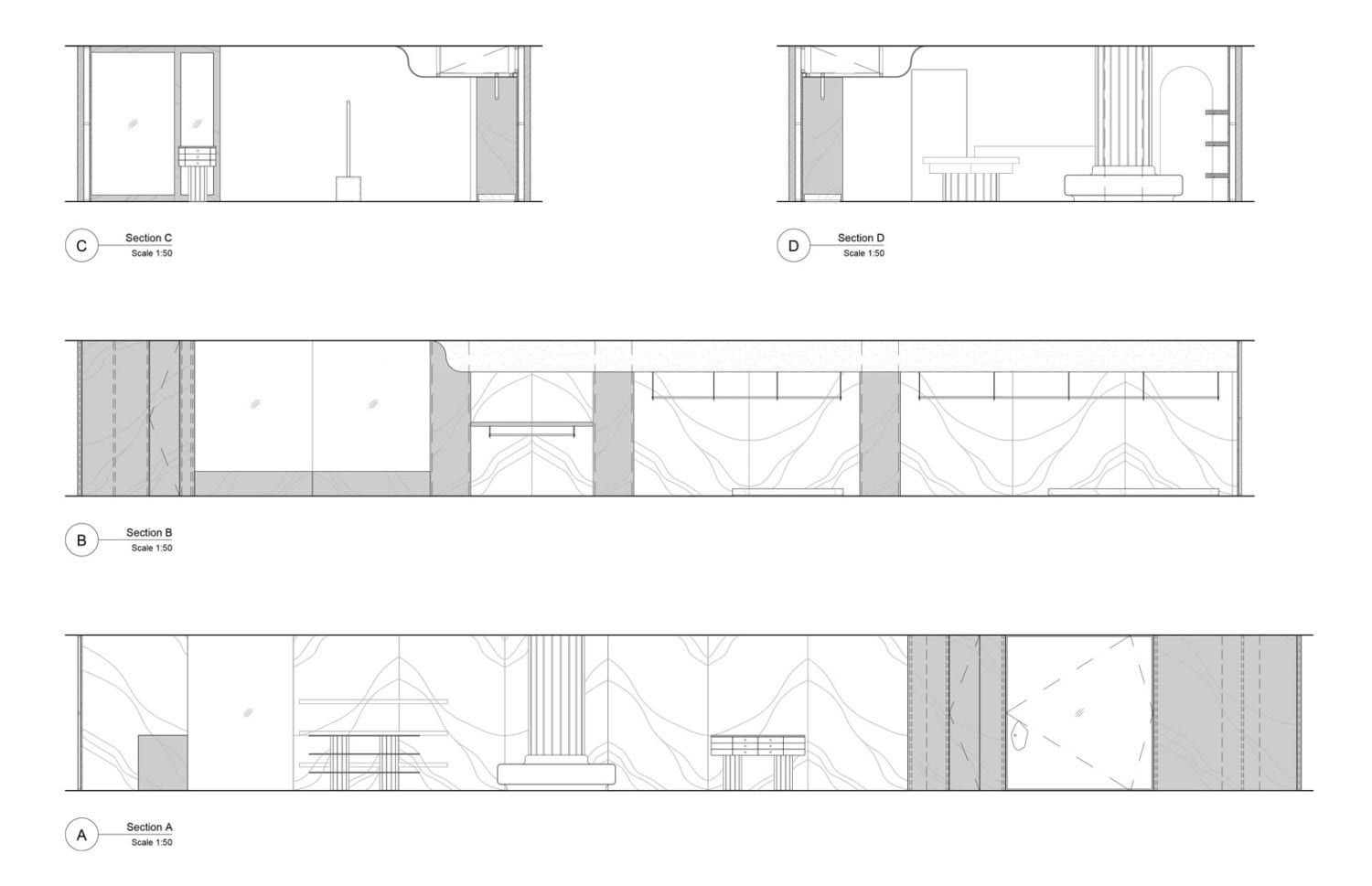 時尚女裝品牌，商業空間設計，Ozlana旗艦店，女裝品牌旗艦店，Pattern Studio，旗艦店設計，店鋪設計