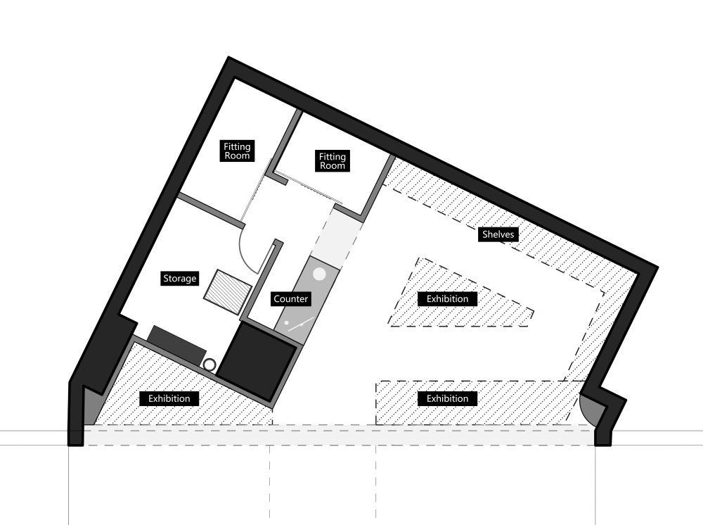 商業空間，店鋪設計，NAN Architects，“NEIWAI”內衣旗艦店，上海，項目投稿