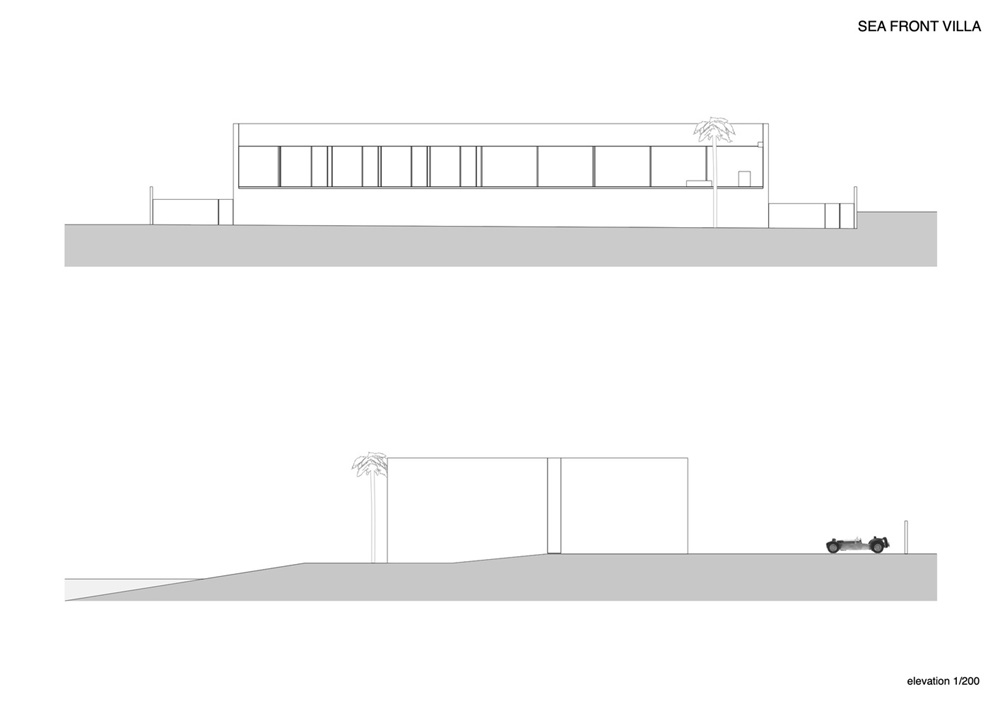 住宅空間，Shinichi Ogawa & Associates，極簡主義，日本，海濱別墅設計