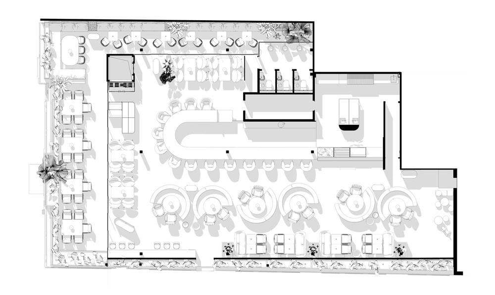 餐飲空間，東方文化，現代設計，Bosfor土耳其餐廳，AD Project Dorohov，俄羅斯羅斯托夫州