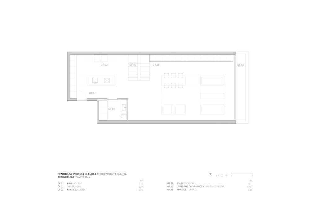 住宅空間，西班牙，Fran Silvestre Arquitectos，改造設計，penthouse住宅，極簡主義