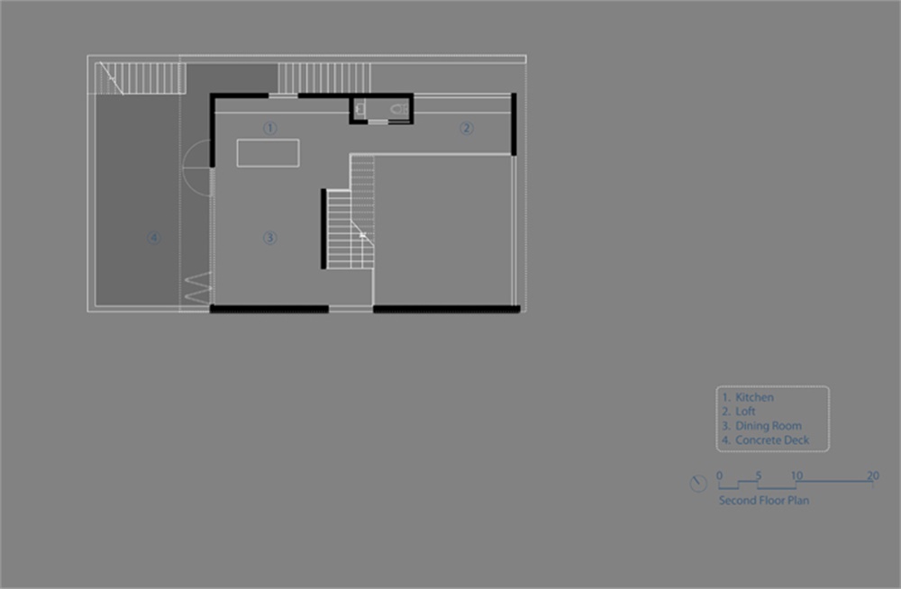 ANX，美國洛杉磯，Echo別墅，住宅空間，私人住宅，Aaron Neubert Architects