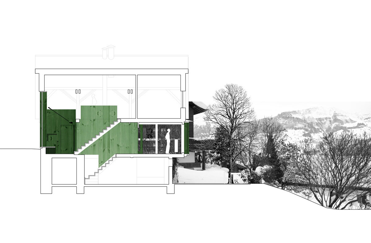 住宅空間，穀倉改造，住宅改造，Lilitt Bollinger，瑞士住宅