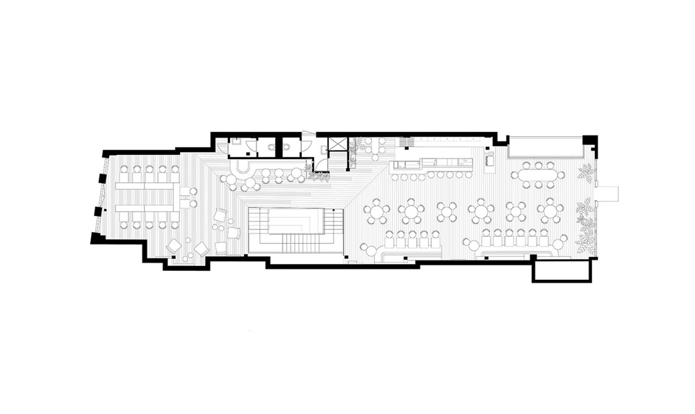 Studio Modijefsky，荷蘭海牙，Foodhallen美食廣場，餐飲空間，改造設計